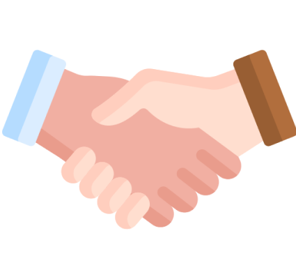 Illustration of a handshake